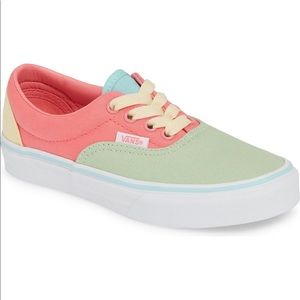 Pastel Color Block Era Vans